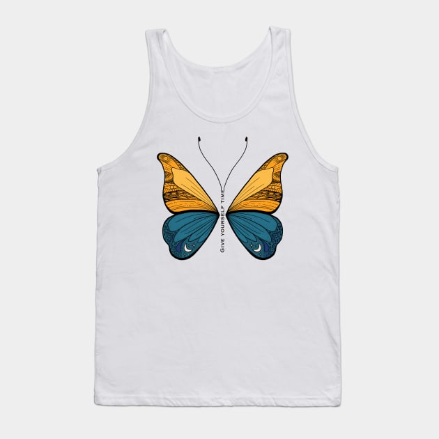 Inspirational art, spiritual butterfly Tank Top by BosskaDesign